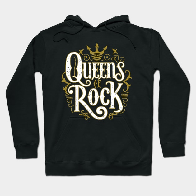 Women Rock! Queens Rock! – January Hoodie by irfankokabi